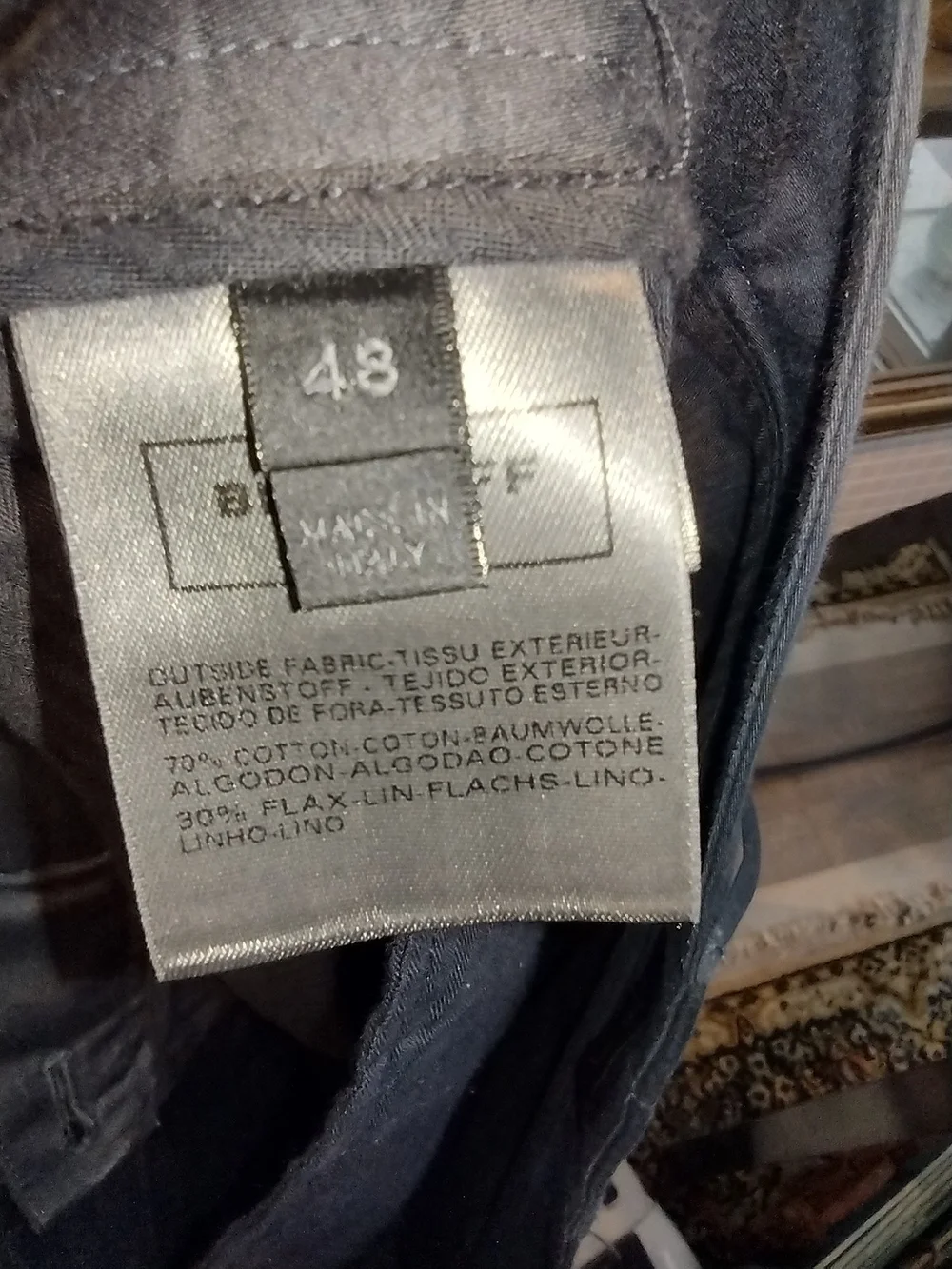 Belstaff Gray Flat-Front Shorts with Belt